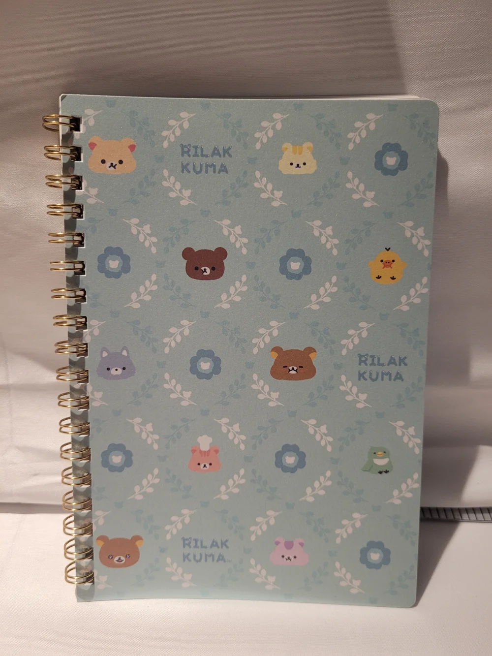 Lot of 4 Authentic San-X Rilakkuma B6 Spiral Notebooks Kawaii Stationery